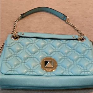 Kate Spade leather blue shoulder bag